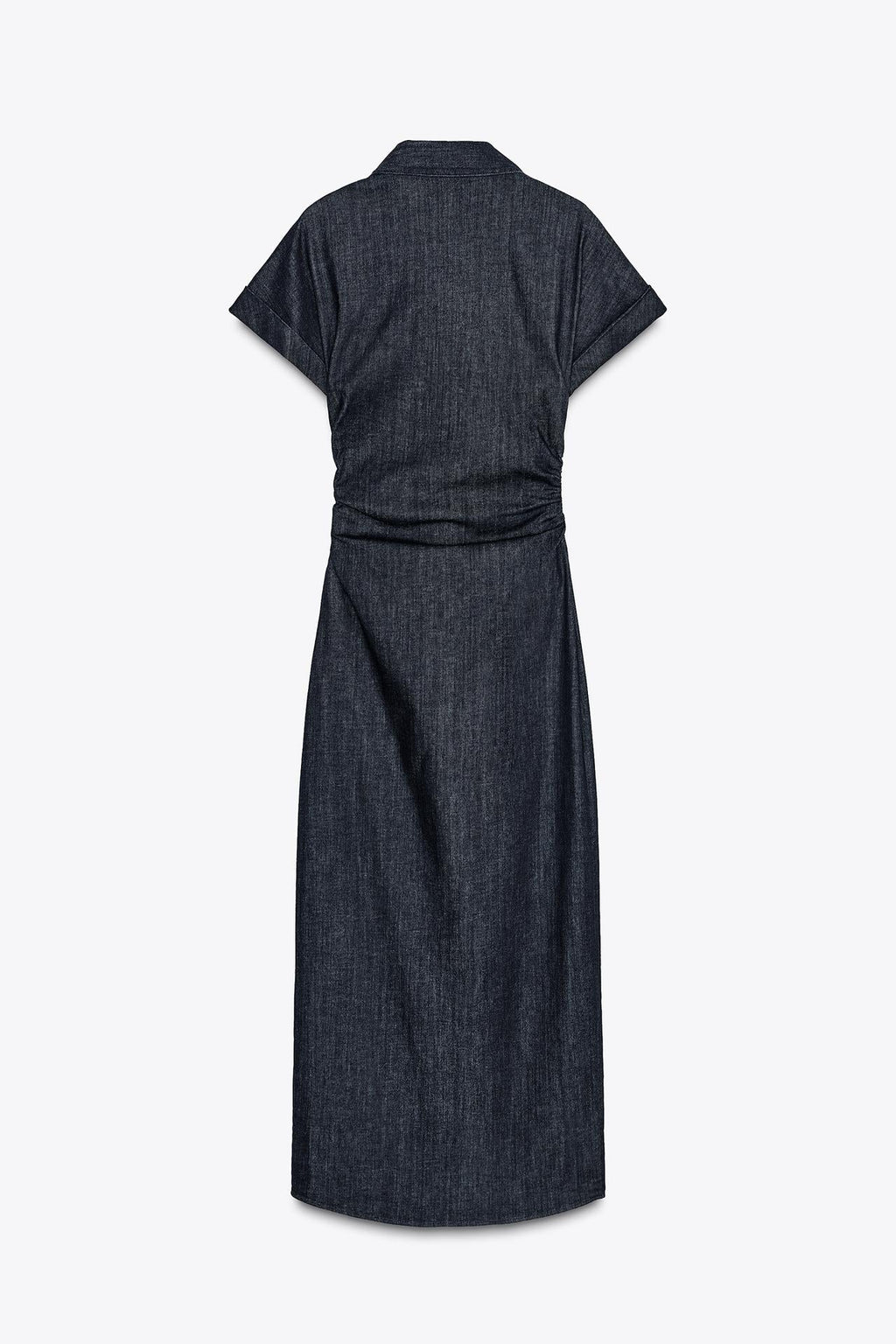 DENIM MIDI-DRESS