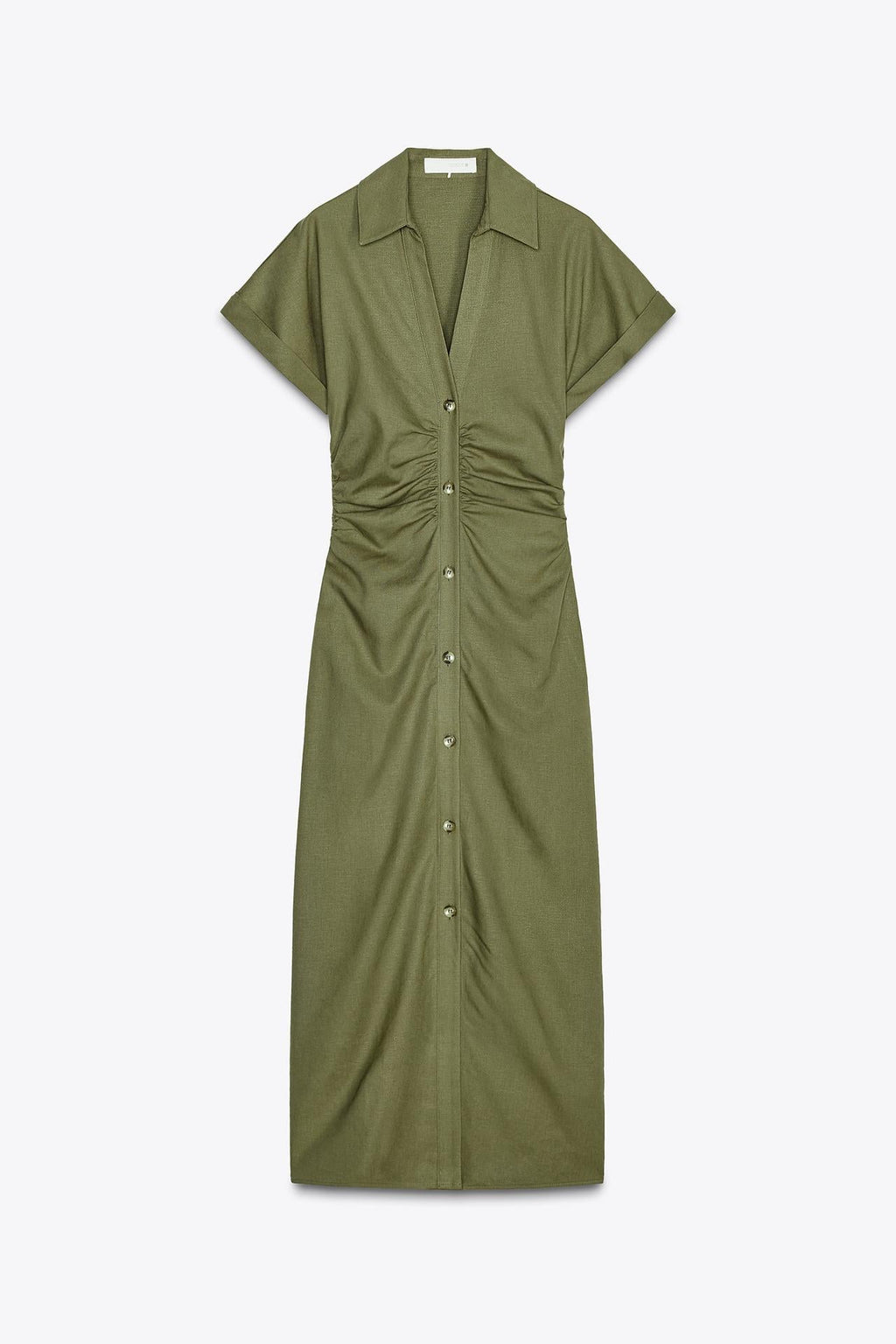 DENIM MIDI-DRESS